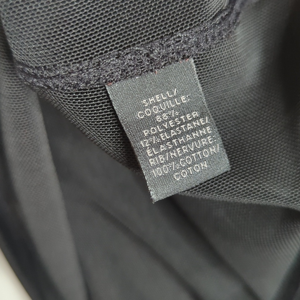 Saks 5th Ave New York Black Label Women's M Sleeveless Black Sheer Tank Top - Picture 7 of 9